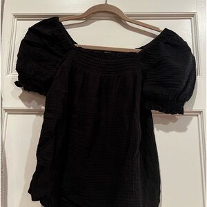 Jcrew Black blouse size XS